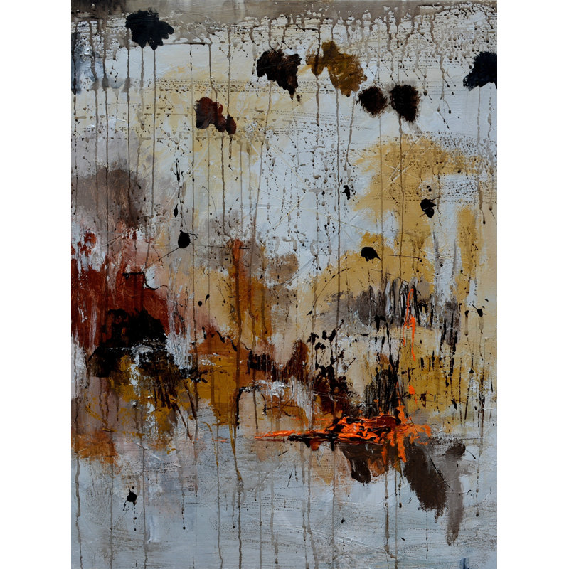 Rainy Window Print by Pol Ledent, Black Framed Paper, 31.25" H x 25.25" W