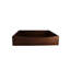 Miel Glass Top Sled End Table
