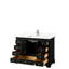 Ensemble de meuble-lavabo simple autoportant 48 po avec plateau en quartz Deborah-92725627-92725632-92725628