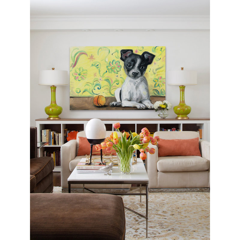 Play With Me by Eyre Tarney - Wrapped Canvas Painting, 30 cm H x 46 cm W x 4 cm D