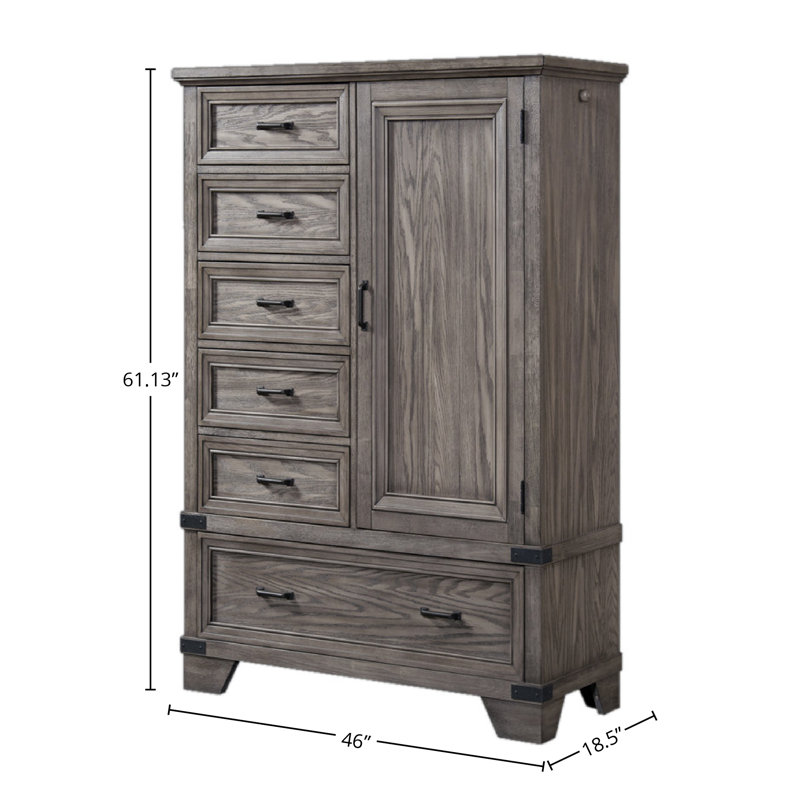 Lacroix Forge Gentleman's Chest with 6 Drawers