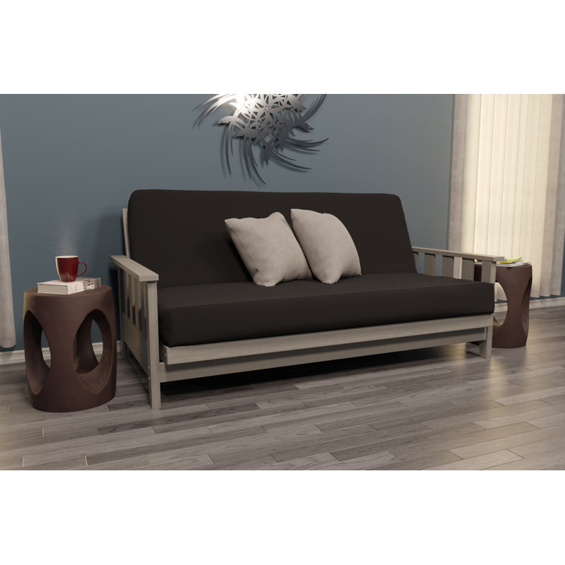 Structure de futon Ashcroft, Gris, Grand