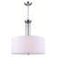 Lustre tambour 3 lumières à abat-jour Resaca-24687921