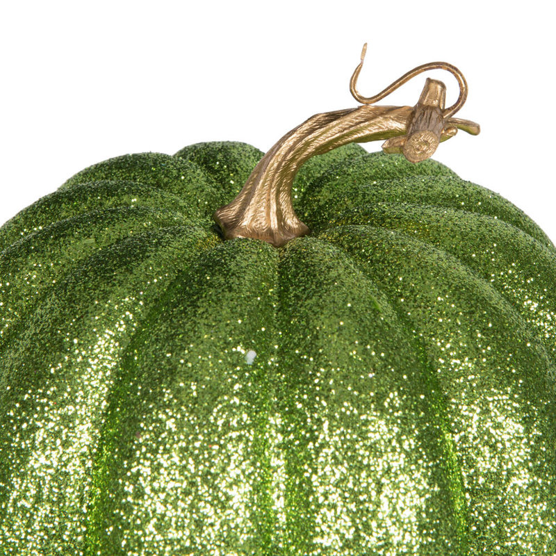 Ensemble de citrouilles scintillantes 8 po, Lime
