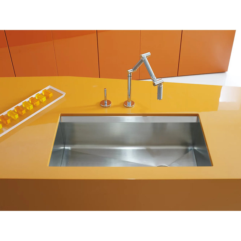 8 Degree™ 33" L x 18" W x 10" D Undermount Large Single-Bowl Kitchen Sink