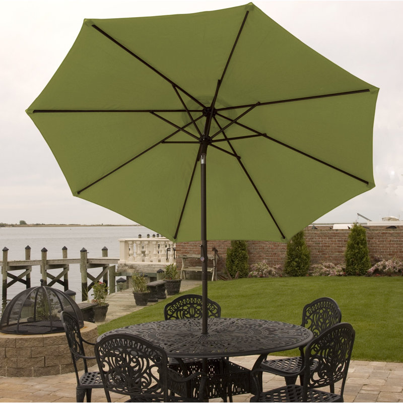 Parasol de marché 9 pi Nero, Vert