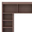 Lit mezzanine en bois peu encombrant avec tablettes intégrées-842857233