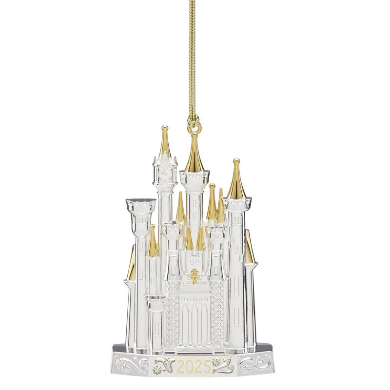 2025 Cinderella Castle Silverplate Ornament