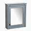 Armoire de rangement de salle de bain murale 24 po x 27 po avec miroir, armoire à pharmacie avec tablette réglable en hauteur, armoire de rangement au-dessus de la toilette