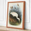 Egret in Shallow Water Botanical - Wrapped Canvas-54829791-54829779