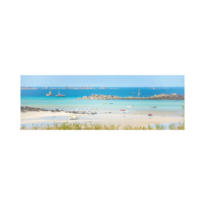 Porstall In Brittany by Philippe Manguin - Panoramic Print on Canvas, Wrapped Canvas, 40.64cm H x 121.92cm W x 1.91cm D
