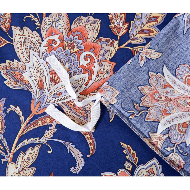 Cotton Sateen Duvet Cover, King Duvet Cover + 2 Shams