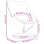 Fauteuil œuf vidaXL en velours gris clair-1595644408