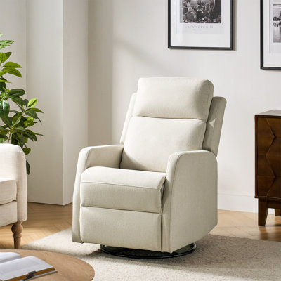 Adwit 26.5"W Modern Swivel Rocker Manual Recliner