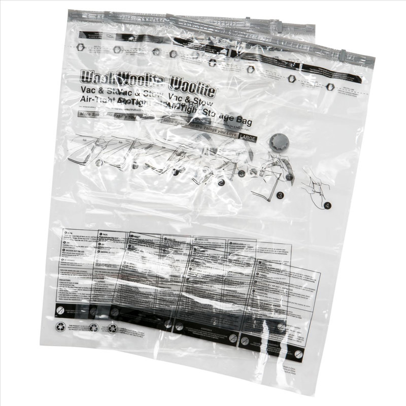Clear Plastic Jumbo Vacuum Storage Bags for Bedding and Clothing