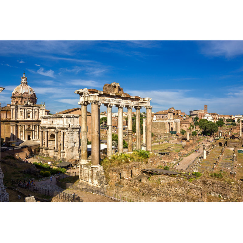 Sledmere Rome. Italy by Phant - Wrapped Canvas Print, 30cm H x 46cm W