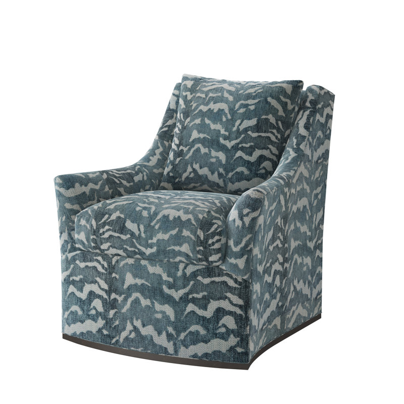 Chaise pivotante Riley, Tigre denim, Dune