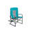 Blue Portable Folding Camping Chair - Heavy Duty With Side Table For Backpacking, Patio, Picnic Tailgating, Picnic, Outdoor-874220424