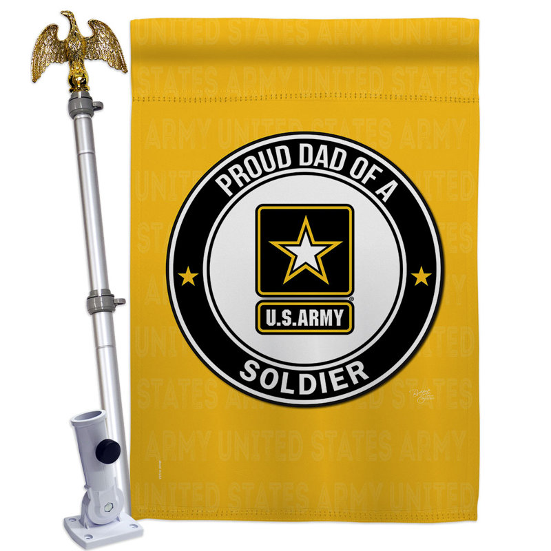 Ensemble de drapeaux en polyester 2 côtés 40 x 28 po