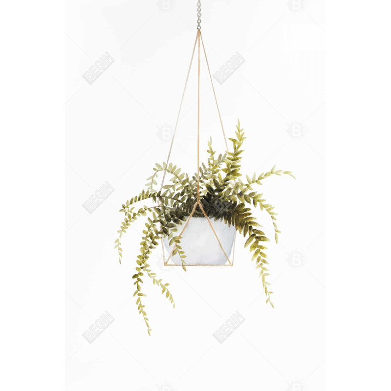Suspended fern Bath Mat with Non-Slip Backing - Quick Dry Memory Foam Bathroom Rug - Absorbent - Modern Plush Spa-Style - Machine Washable