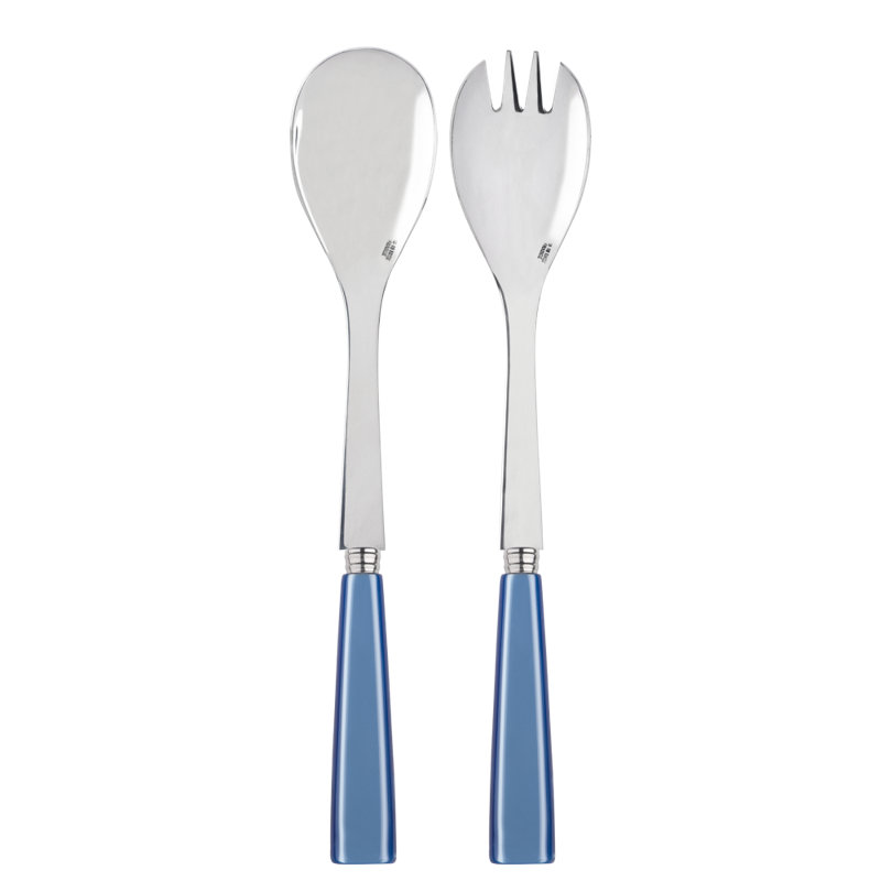 Sabre Paris - Salad Cutlery Set Icône, Light Blue