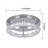 Modern K9 Crystal LED Ceiling Lamp Luminous Stainless Steel Round Ceiling Lamp, Three-Colour Adj