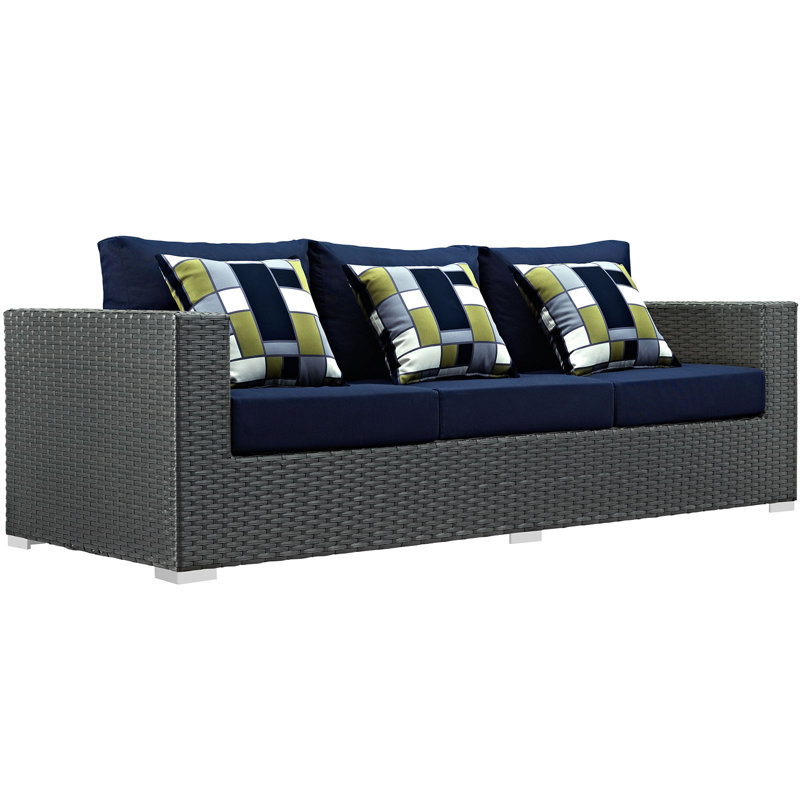 Ensemble modulaire d'extérieur Sunbrella 3 pièces Sojour, Sunbrella® bleu marine