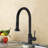 ESHOO Pull Down Kitchen Faucet with Soap Dispenser-70114402