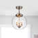 Brason 3 - Light 11.8" Simple Globe Semi Flush Mount