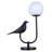Tikva 1 Light Table Lamp With Matte Black Finish And White Shade