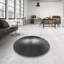 Tapis de zone noire à motifs-118603109