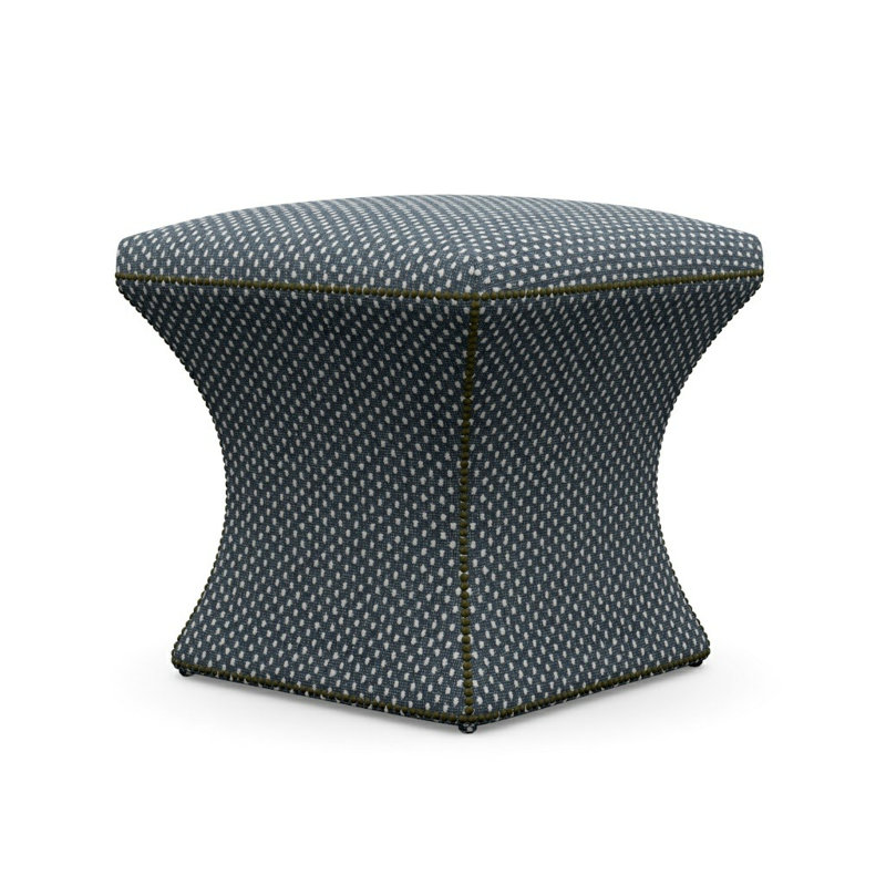 Roxie Square Ottoman, Macrame 090636