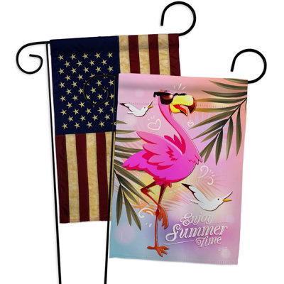 Double Sided 18.5 in. H x 13 in. W Polyester Garden flag