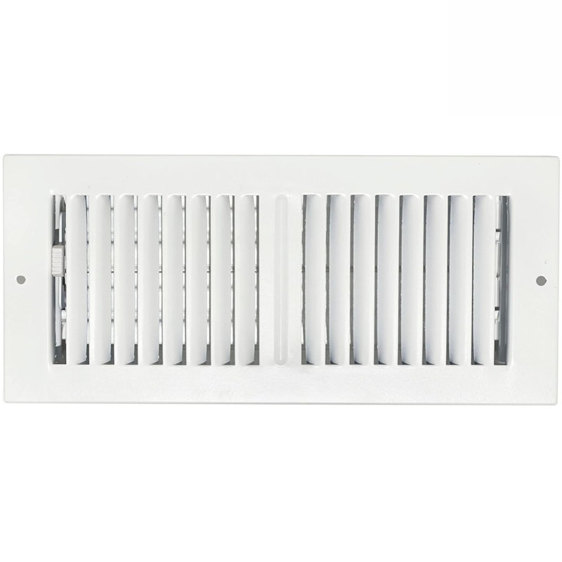 Couvercle d'évent en acier FLI Products, H 0,20 po x l 4 po x P 12 po