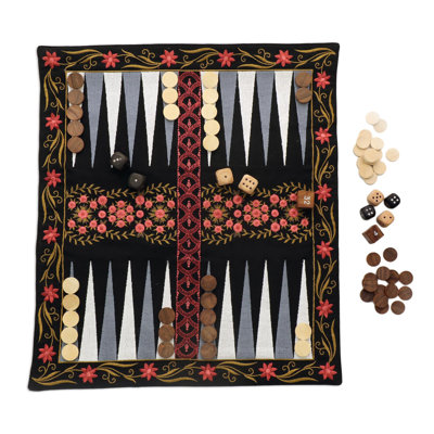 Felipa Bungalow Rose 2 Player Backgammon