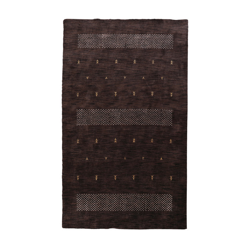 Tapis écologiques en laine nouée à la main Alista, Rectangle 3 pi x 5 pi