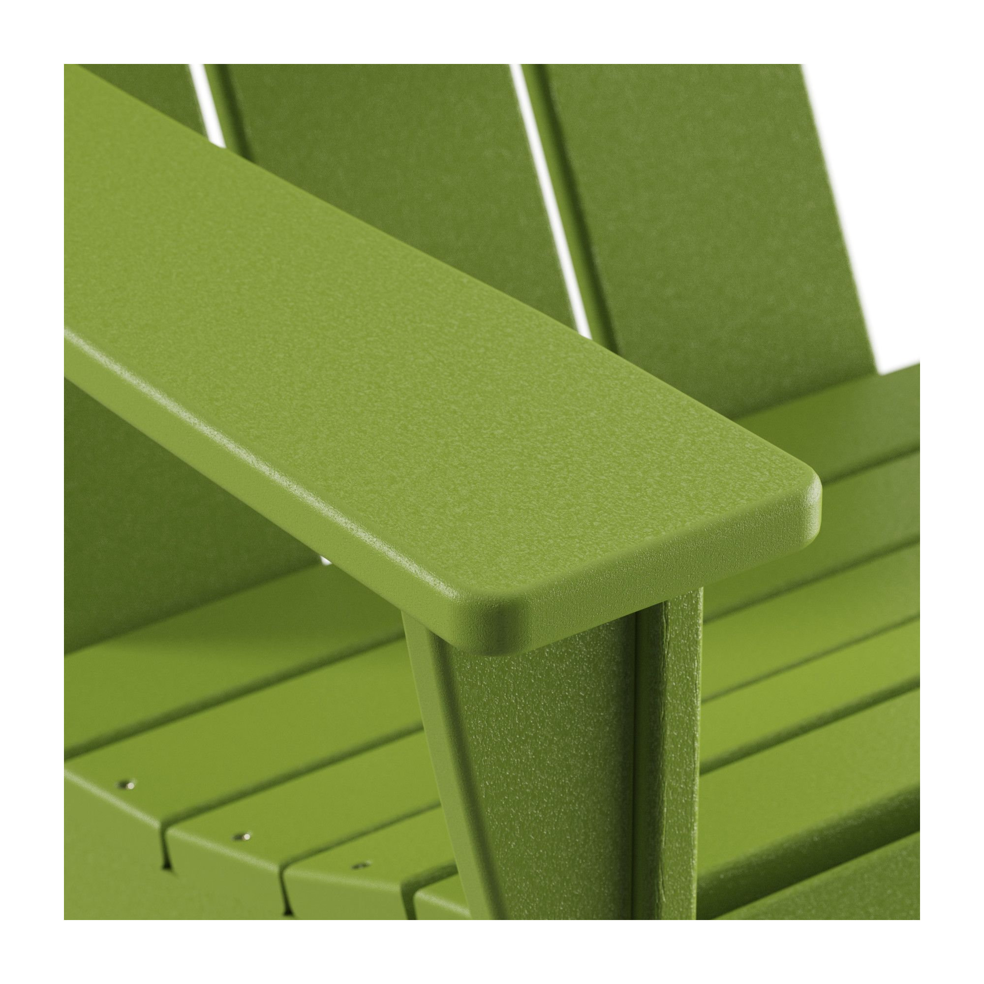 POLYWOOD Modern Adirondack Chair, Lime