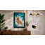 Poolside Repose Tropical - Framed Print-489082410-489082415