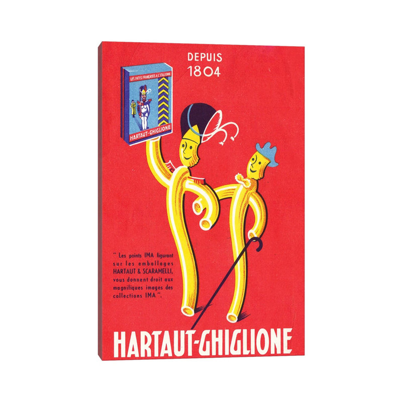Italian Pasta - Wrapped Canvas Print, 66.04 cm H x 45.72 cm W x 3.175 cm D