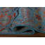 Tapis bleu All-Over Cliney fait à la main 8 x 10