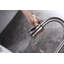 Robinet de cuisine Bridge avec douchette extractible encastrée-117238028