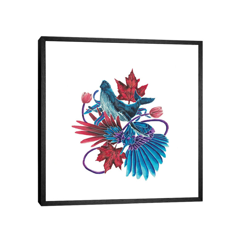 A Simple Complication XVII by Bobbziee - Gallery-Wrapped Canvas Giclée on Canvas, Black Framed, 66.04 cm H x 66.04 cm W