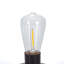 Lanterne de jardin en saule de 15 pouces à énergie solaire - Lumière de jardin extérieure décorative avec ampoule DEL interne et style tissé naturel-138795845
