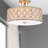 Chalea Fabric Semi Flush Mount-2021540632