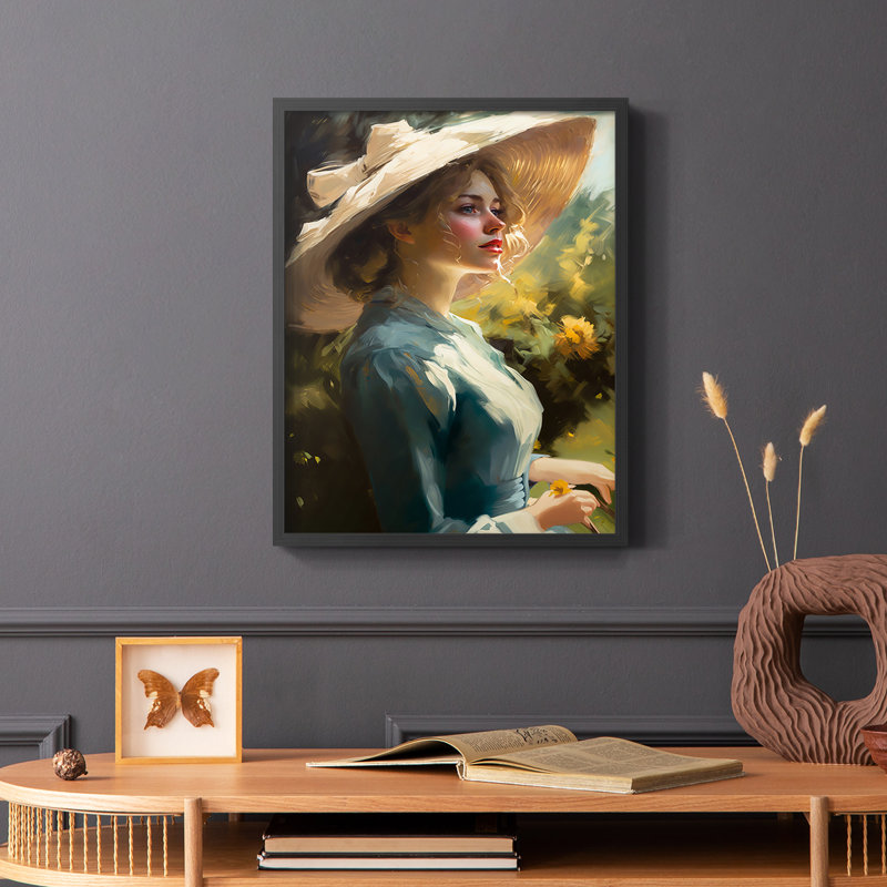 WOMEN Series DCC-XXV - reproduction encadrée de qualité supérieure - prête à être accrochée - aucun clou requis