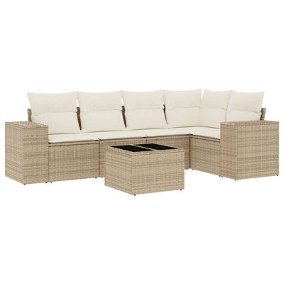 Vidaxl Garden Sofa Set PE Rattan Large Modular Garden Sofa Set