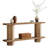 71" Extra Long Console Table With Storage Shelf, Farmhouse Entryway Table Behind Couch Sofa Table-71731077