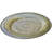 Early 20th Century Hand-engraved Brass Tray With Copper Floral Motif