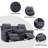 Geni Upholstered 78'' Reclining Sofa-800823243