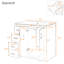 Meuble-lavabo 36 po avec lavabo en céramique-358434347-358434772